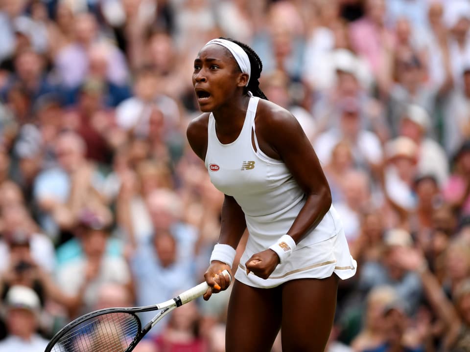 Überzeugte in Wimbledon Die Amerikanerin Cori Gauff schaffte es bis in den Achtelfinal und schlug unter anderem Venus Williams.