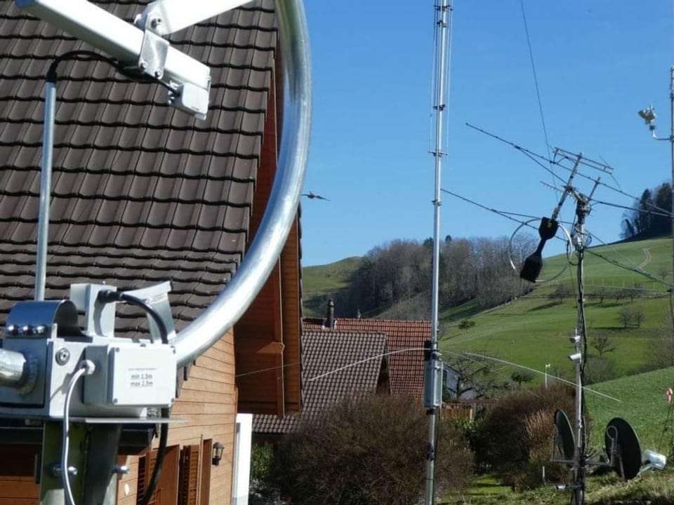 Haus und Antennen