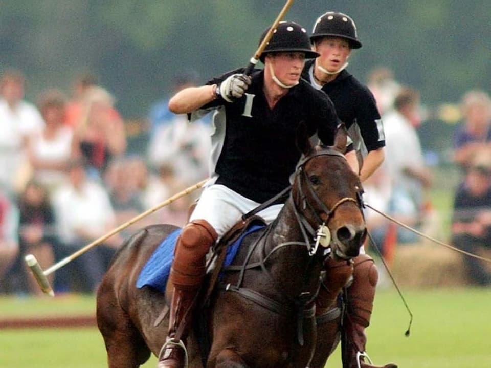 Prinz William spielt Polo