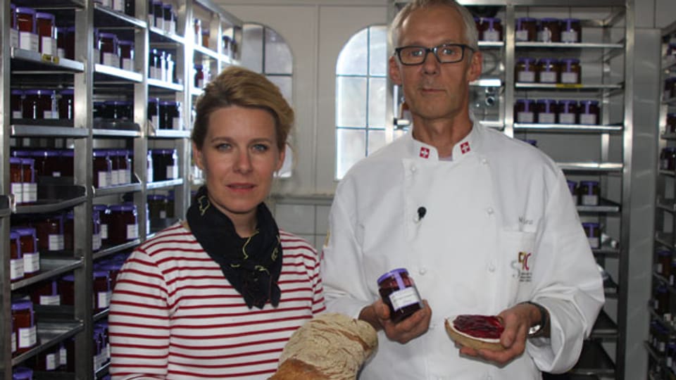Myriam und Meisterbäcker Markus Kunz.