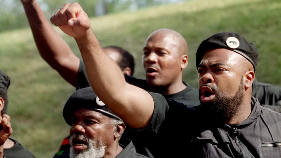 Die Mitglieder der New Black Panther Party