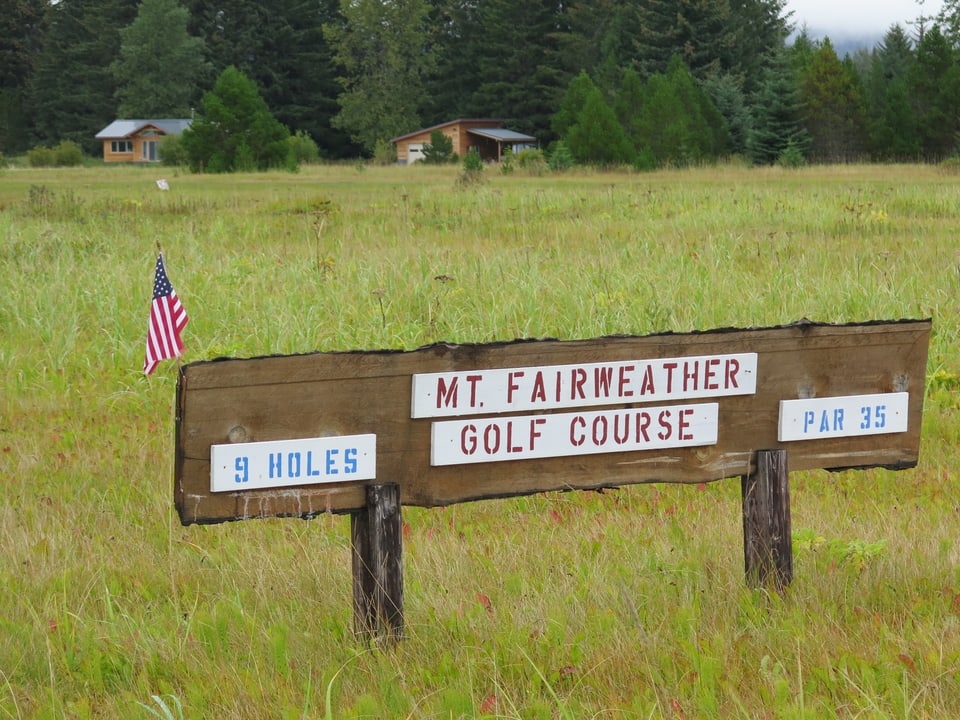Der Mt. Fairweather-Golfplatz.