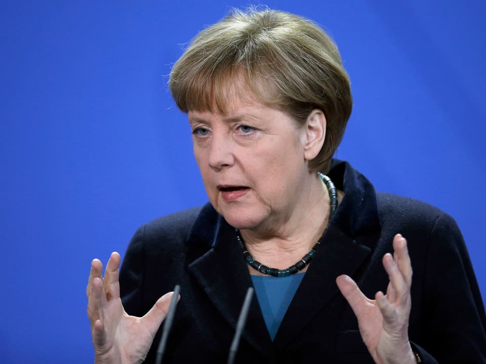 Angela Merkel im Close Up