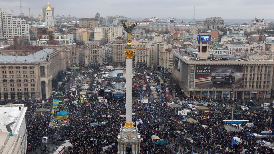 Der Maidan-Platz in Kiew.