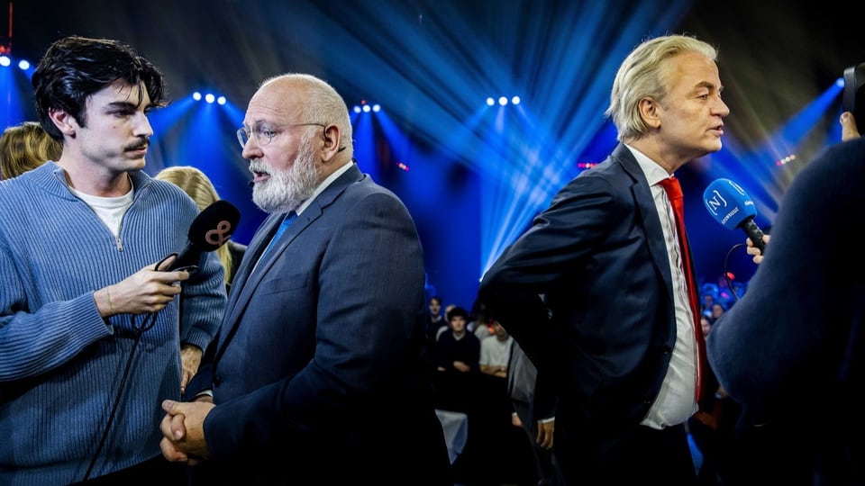 Frans Timmermans und Geert Wilders