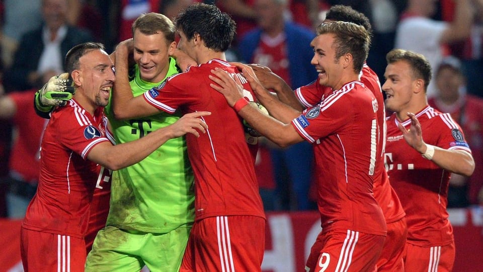 Die Bayern haben zum ersten Mal in ihrer Klubgeschichte den Supercup gewonnen. 