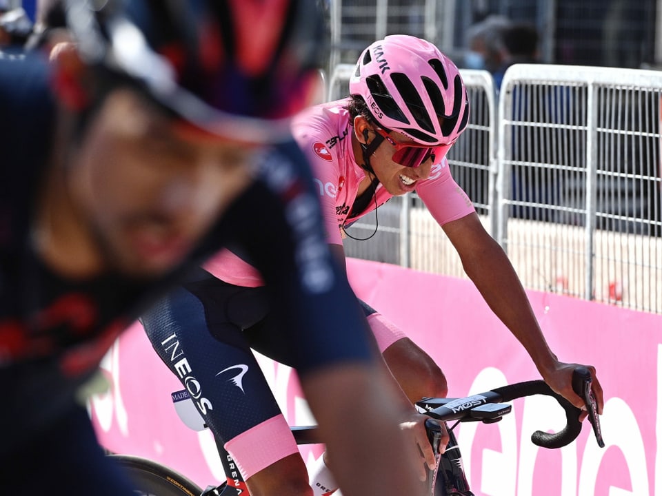 Egan Bernal auf dem Weg zum erstmaligen Giro-Triumph.