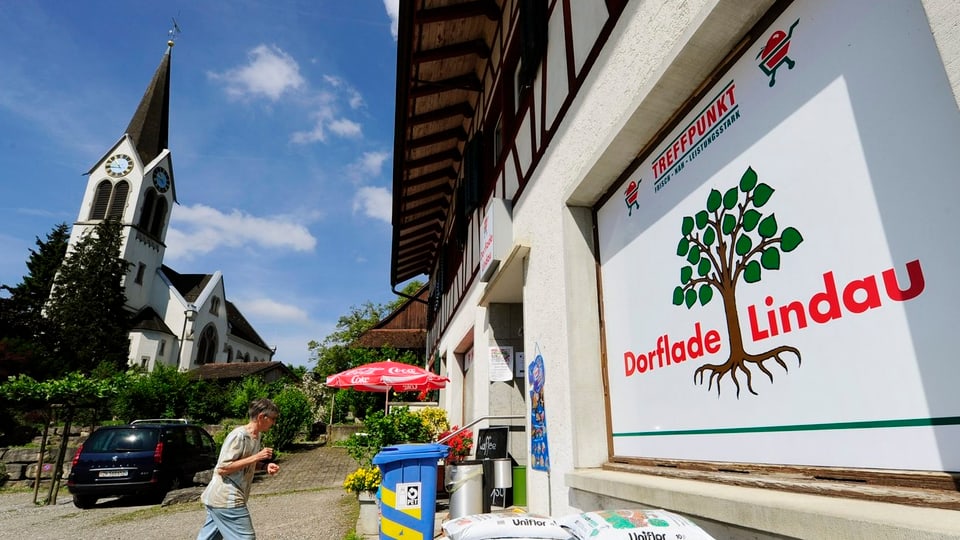 Ein Dorfladen in Lindau (ZH).