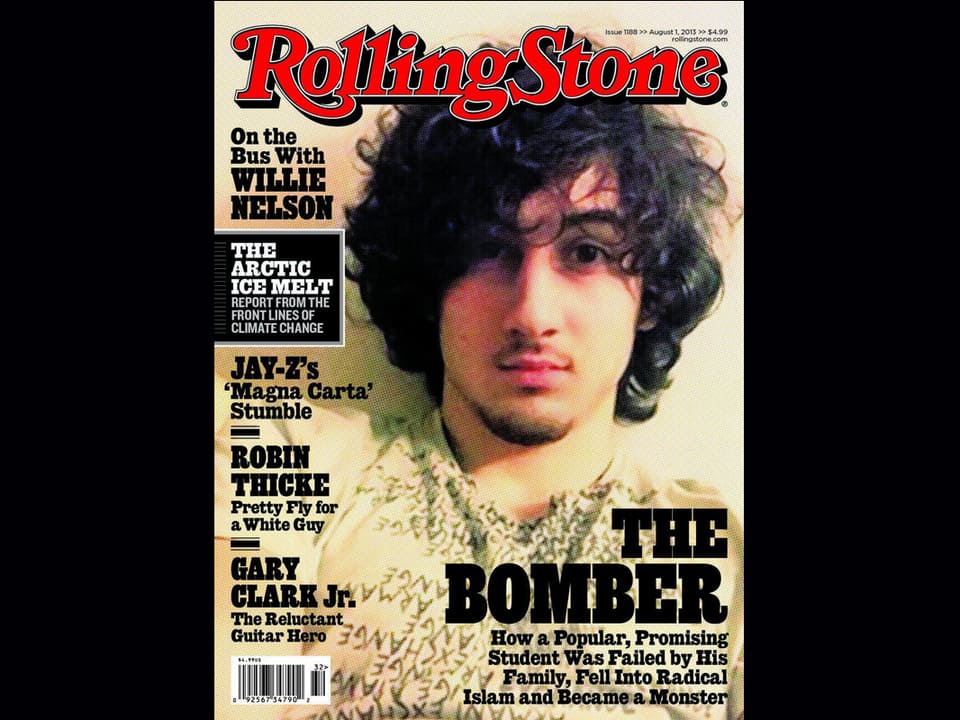 Das Titelbild des Rolling-Stone-Magazins war Grund dafür, dass Polizei-Fotograf Sean Murphy seine Bilder veröffentlichte.