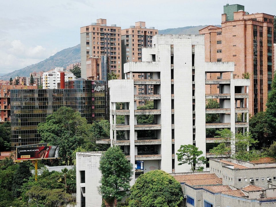 Das mittlerweile zerfallene «Dallas»-Gebäude in Medellin war das Geschäftszentrum von Pablo Escobar.