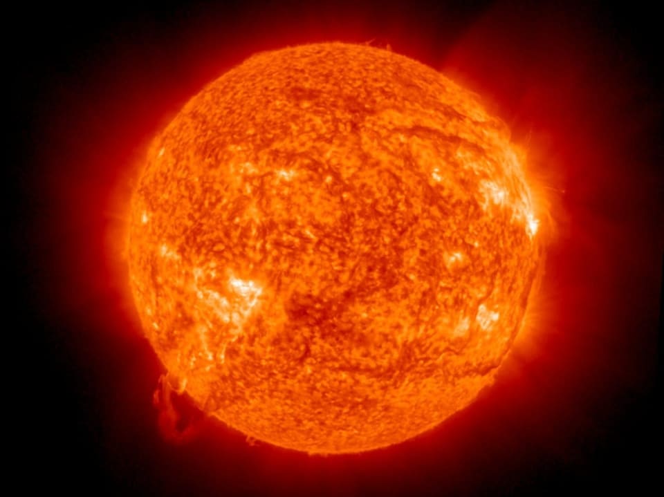 Ein Bild vom Feuerball Sonne.