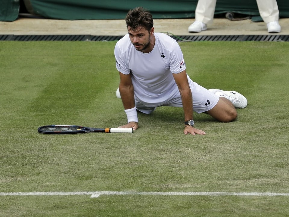 Auch 2021 nicht auf dem heiligen Rasen Stan Wawrinka.