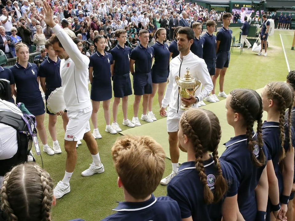Djokovic in Wimbledon 2019