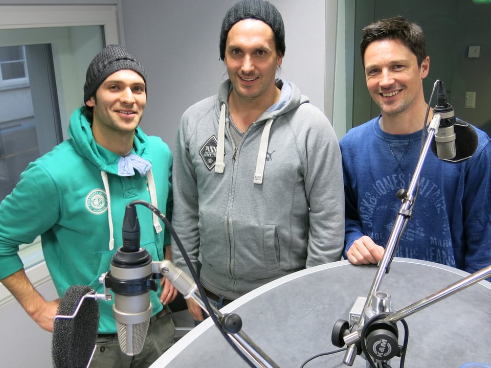 Die Starbugs im Radiostudio