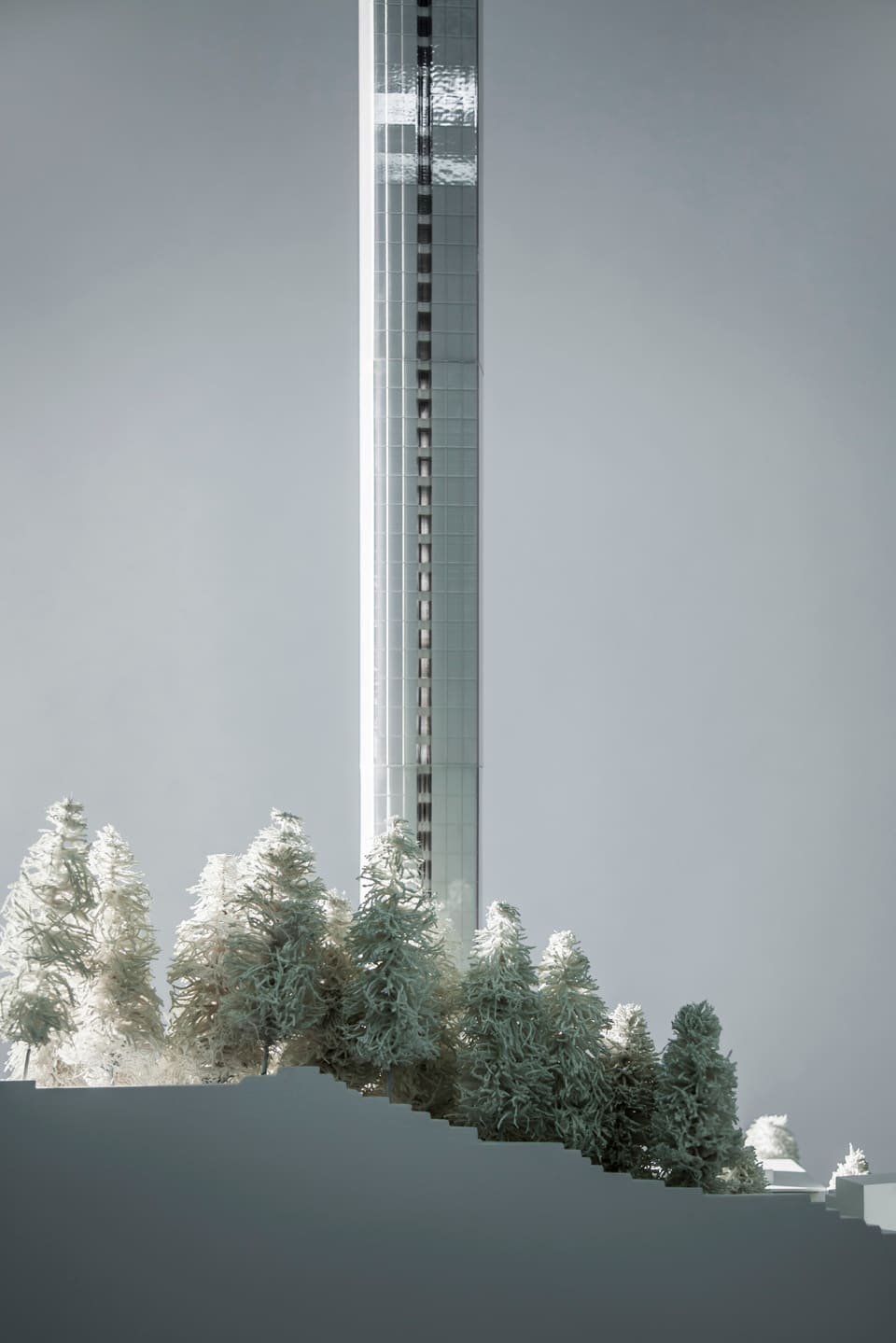 Modell des Turms.