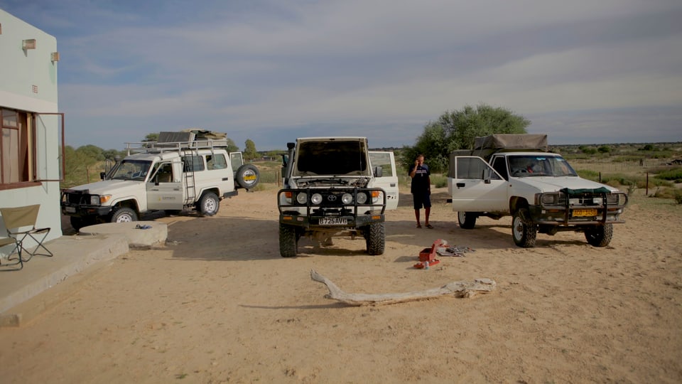 Das temporäre Camp der Stiftung Comanis in Zutshwa.