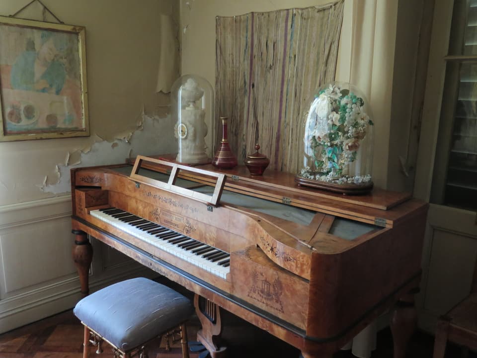 Peter Mieg's uraltes Klavier.