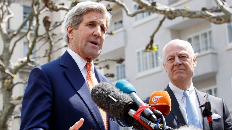 Kerry in Genf: «Konflikt ist ausser Kontrolle geraten»
