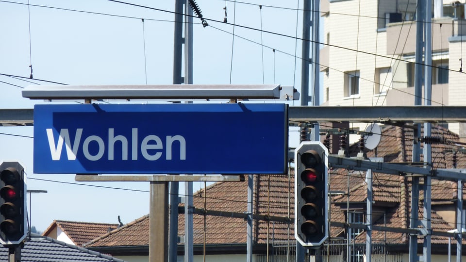 Bahnhof Wohlen.