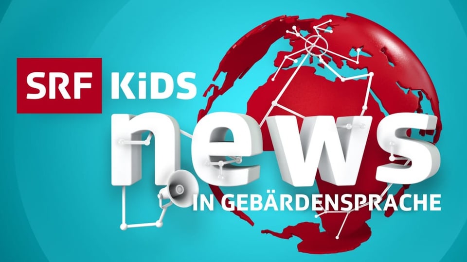 Keyvisual von «SRF Kids News in Gebärdensprache»