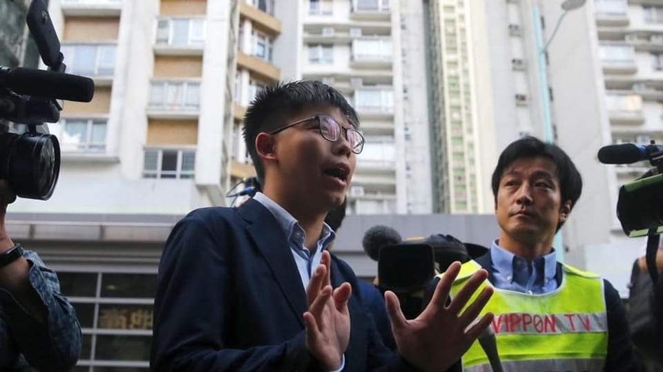 Hongkong: Wong hofft auf Unterstützung der Bevölkerung