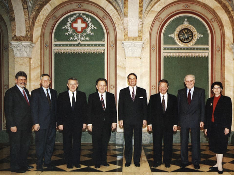 Das erste offizielle Bundesratsfoto von 1993
