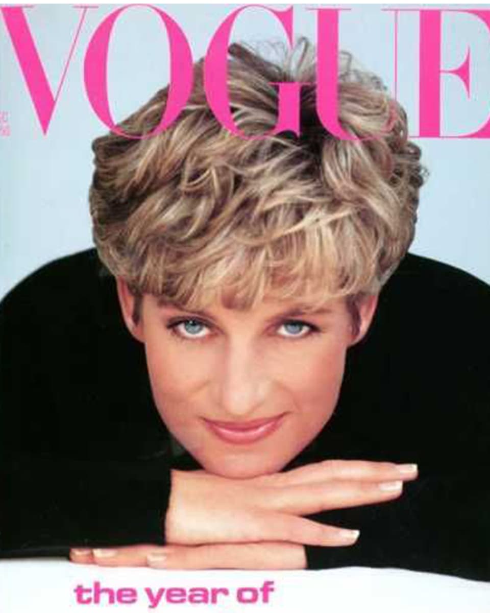 Diana als Covergirl des Vogue