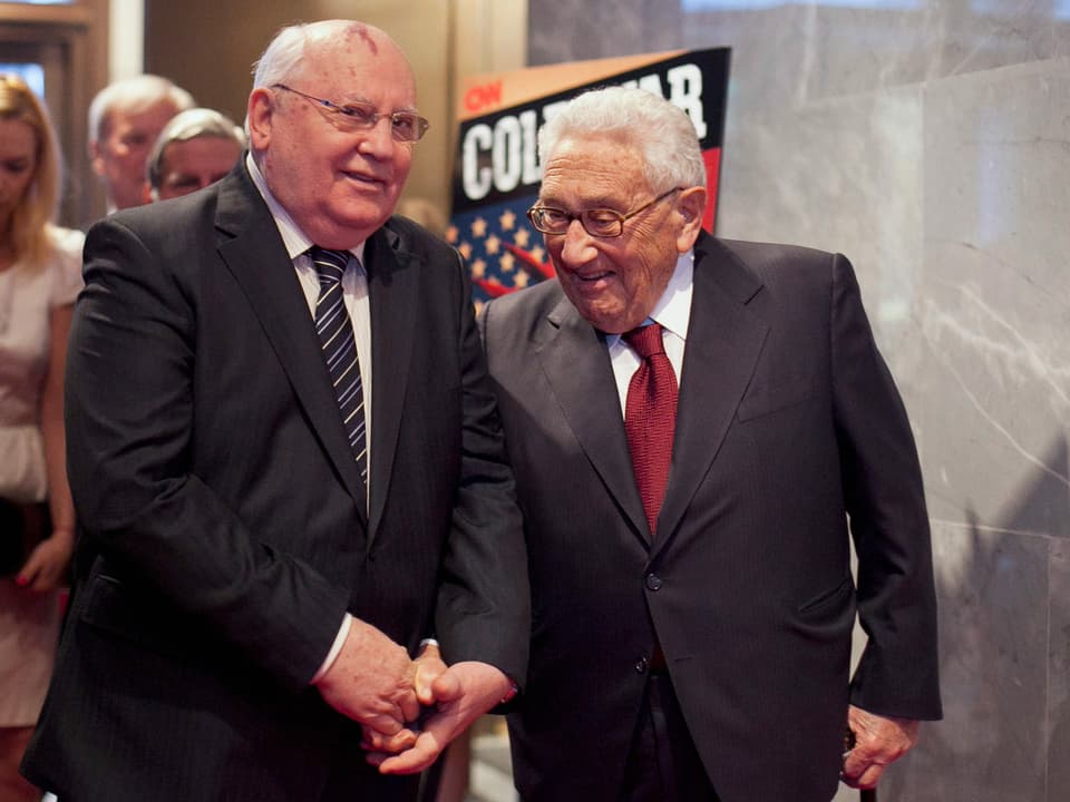 Gorbatschow und Kissinger
