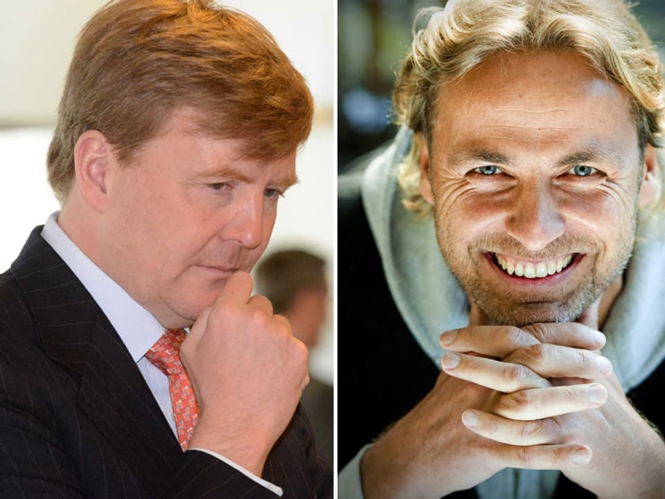 Kronprinz Willem-Alexander und John Ewbank