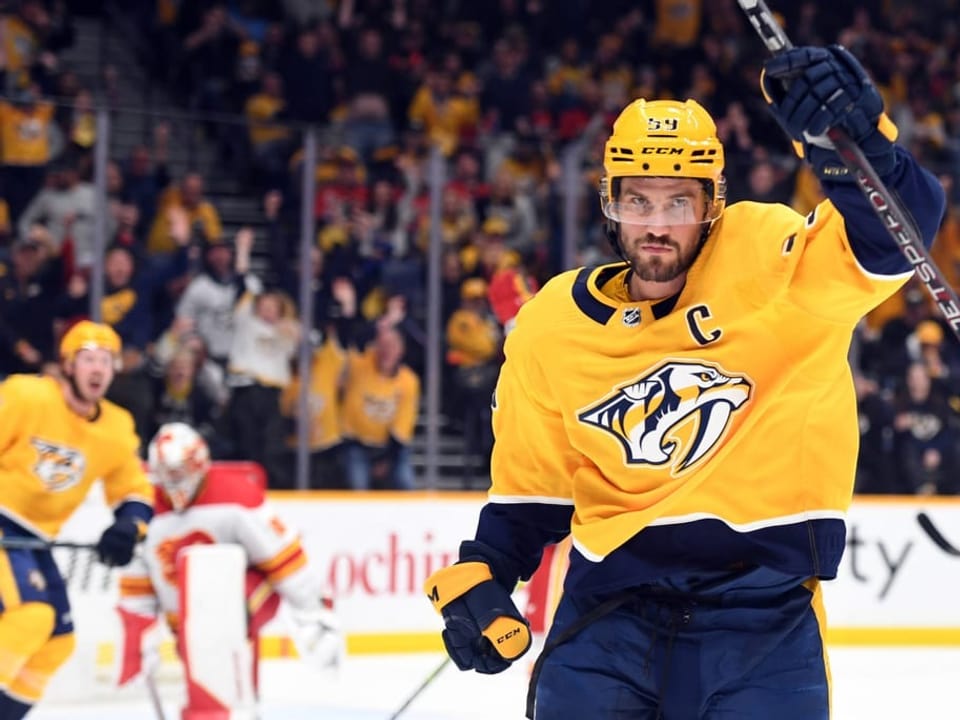 Führt die «Preds» seit 2017 als Captain an Roman Josi.