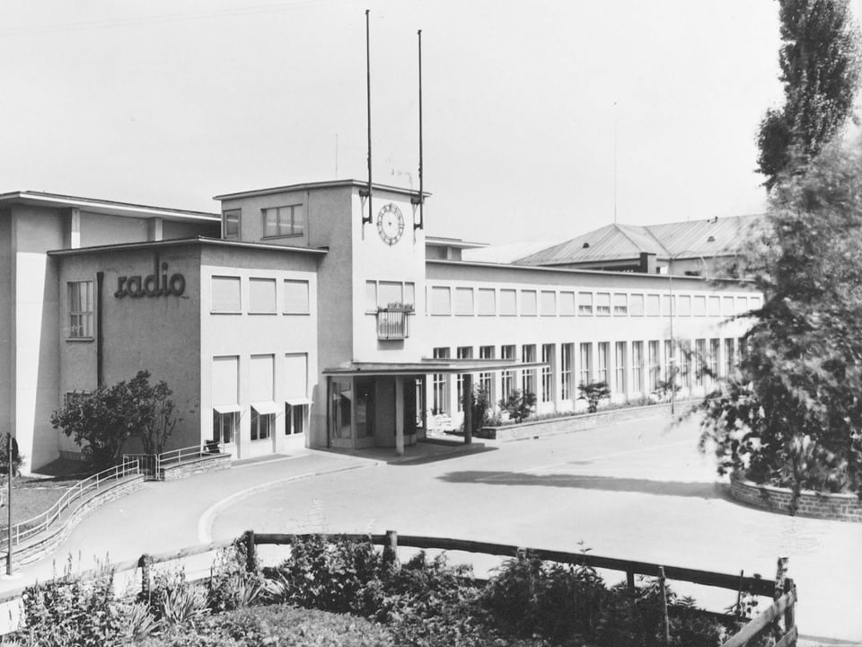 Radiostudio Brunnenhof Zürich im Jahr 1949.