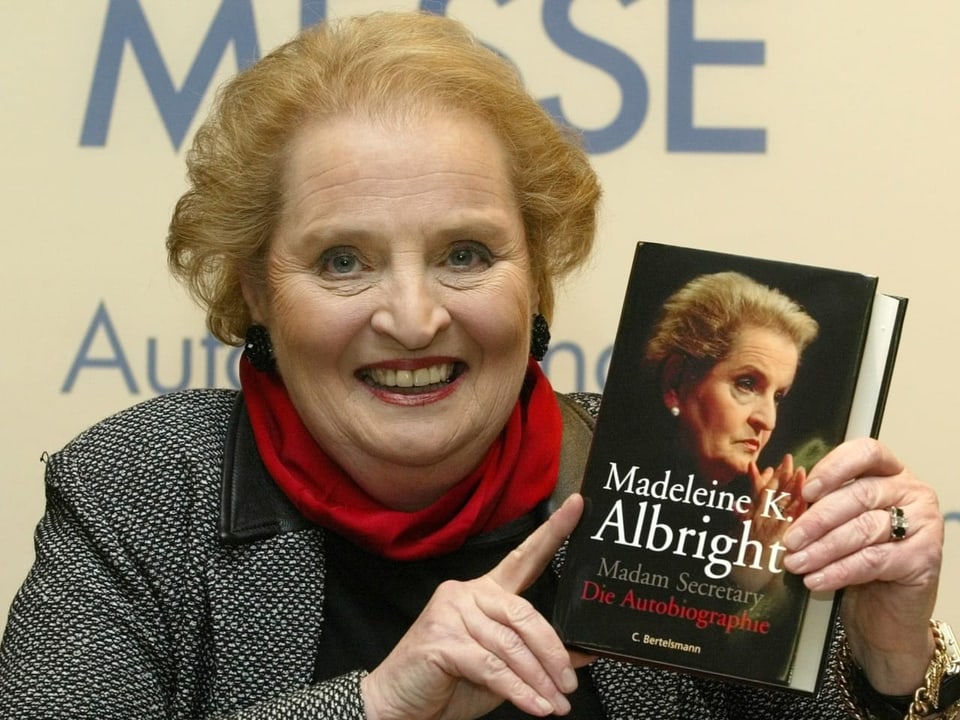 Albright mit ihrer Autobiographie