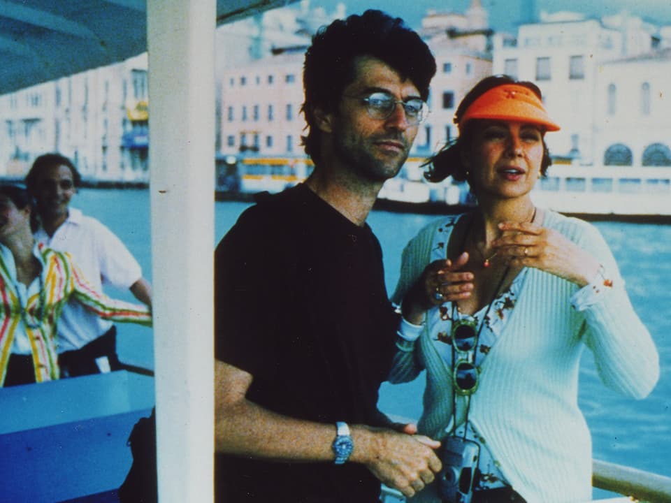 Silvio Soldini und Licia Maglietta auf einem Boot