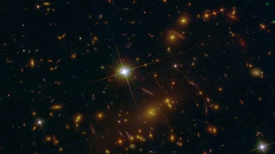 Die Aufnahme des Galaxienhaufens SMACS 0723 mit dem Hubble-Teleskop.