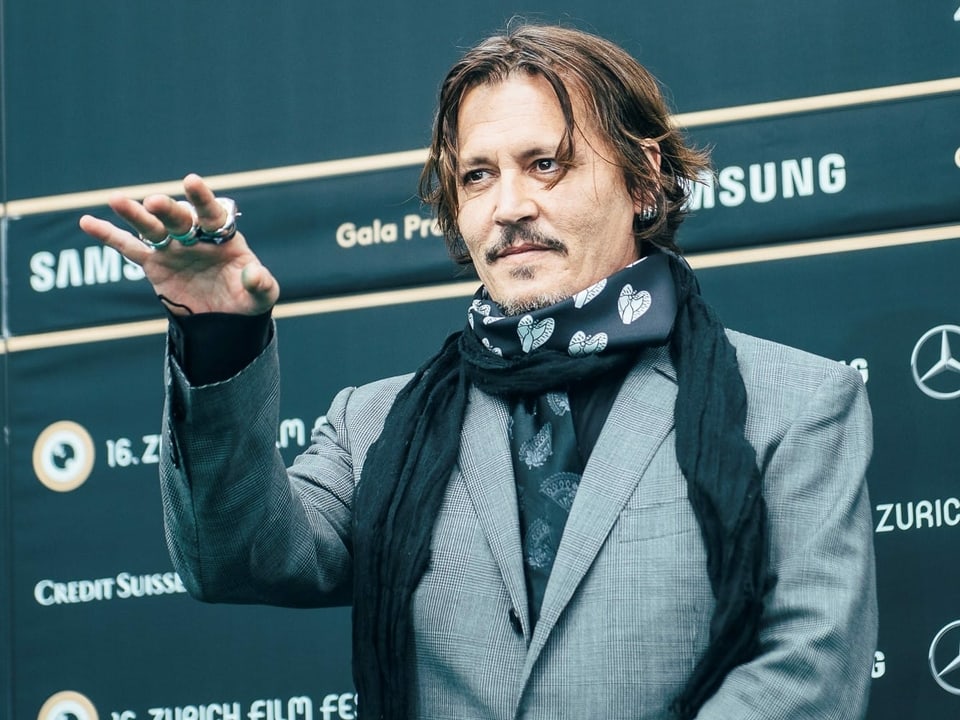 Bereits zum zweiten Mal beehrt Schauspieler Johnny Depp das ZFF.