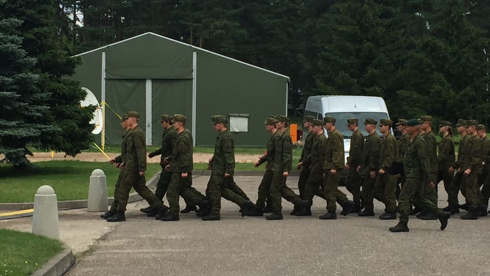Litauische Soldaten.
