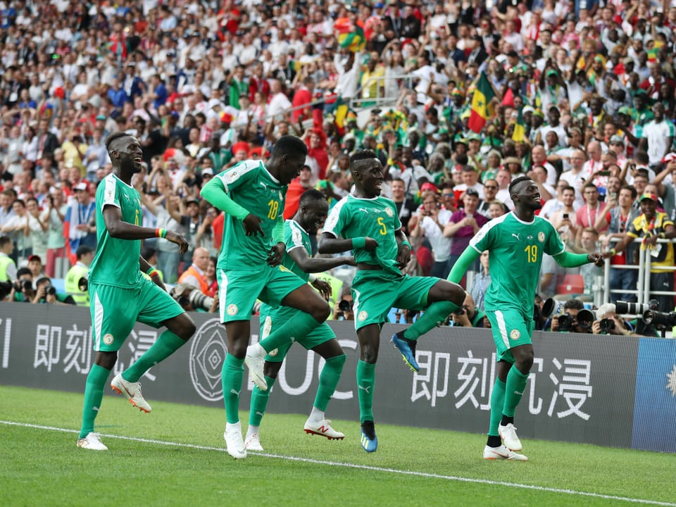 Zwar tanzte Senegal hier, die K.O.-Phase verpassten sie aufgrund der Fairplaypunkte dennoch.