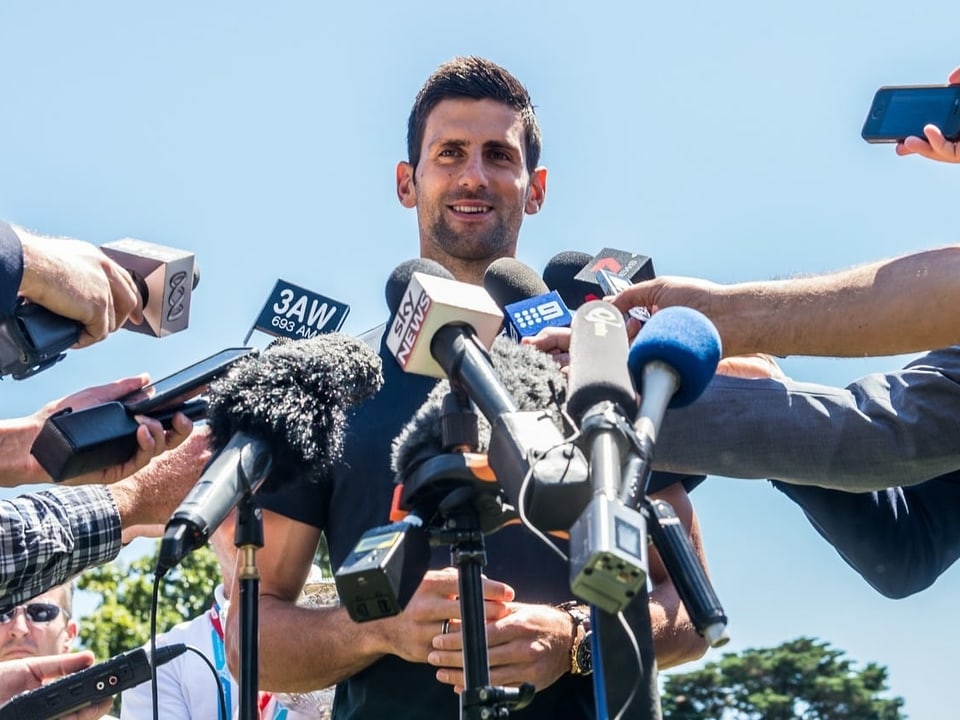 Djokovic in Melbourne 2016