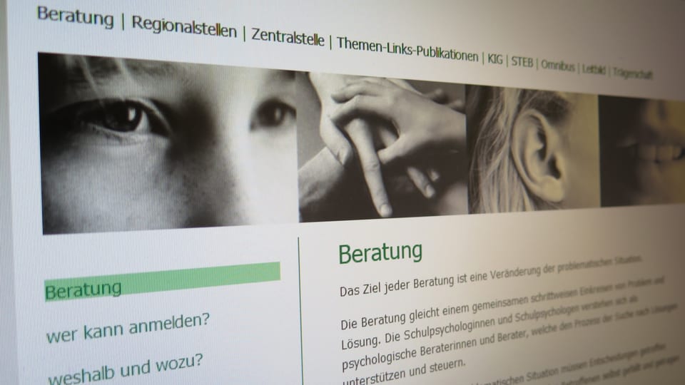 Webseite des Schulpsychologischen Dienstes