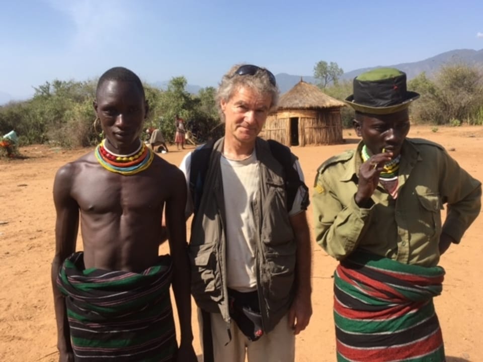 Autor Hanspeter Bäni in Orwa, Kenia.