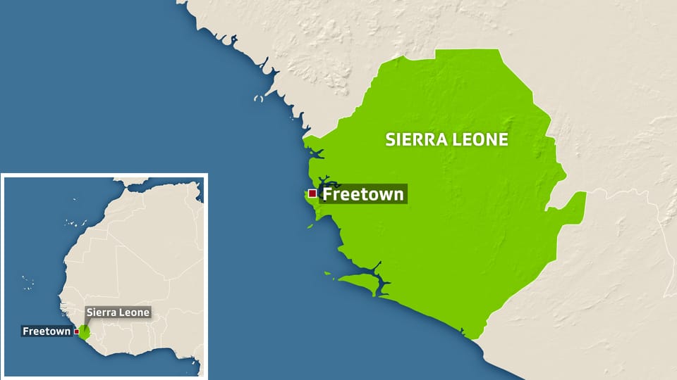 Karte von Sierra Leone