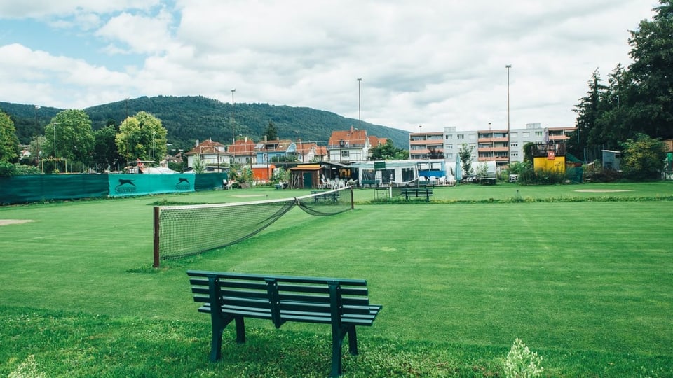 Tennis für jedermann Rasentennisplatz