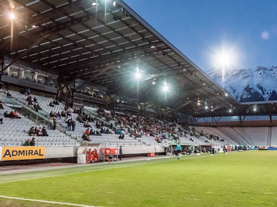 Noch trägt Wacker hier seine Zweitliga-Heimspiele aus Stadion von Innen