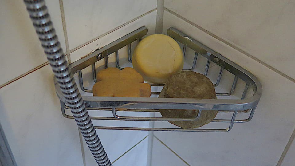 Seife in der Dusche