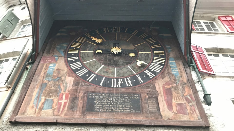 Historische astronomische Uhr