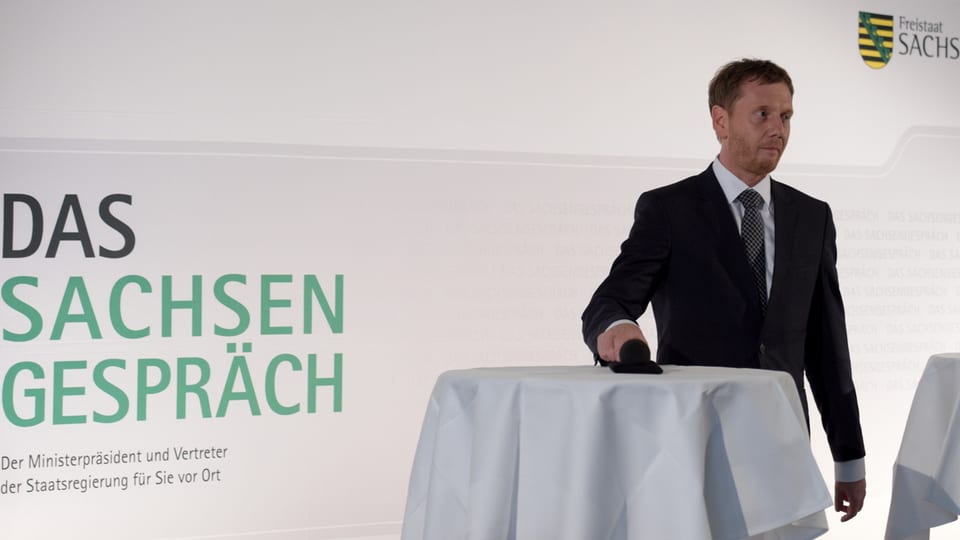 Chemnitz: Ministerpräsident im Bürgergespräch