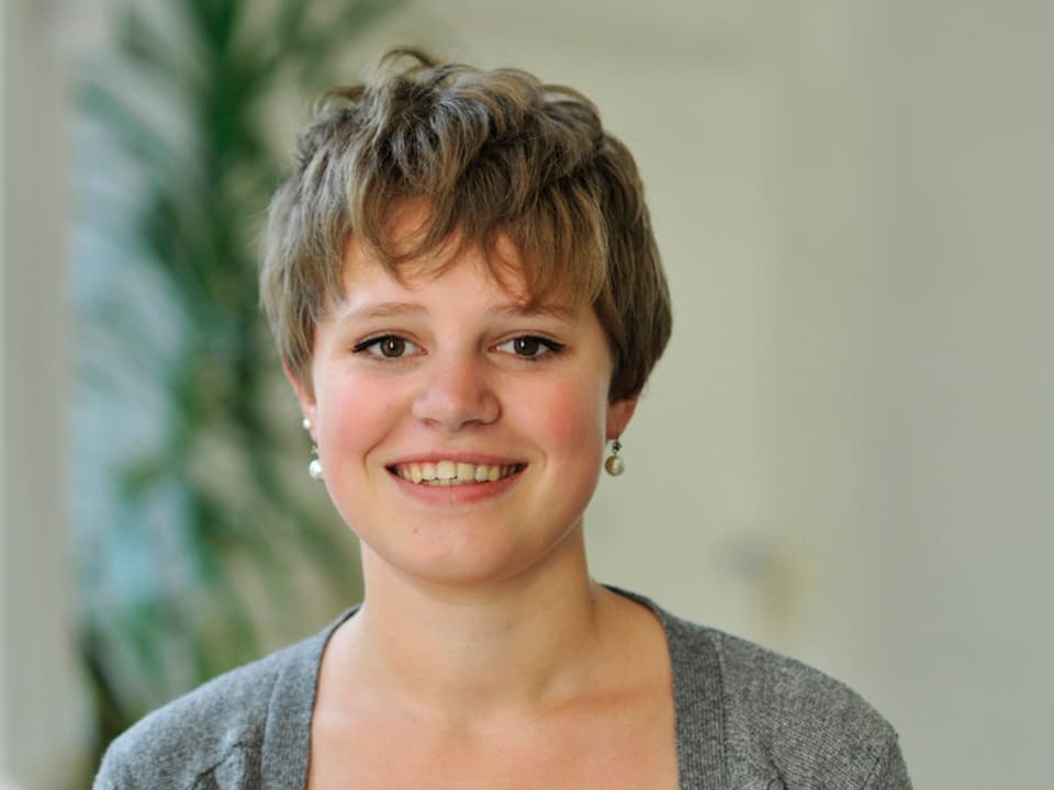 Portaitbild von Irina Studhalter, Regierungsratkandidatin der Grünen Kanton Luzern