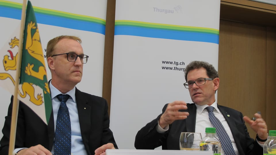 Jakob Stark und Urs Meierhans erklären das Budget 2019.