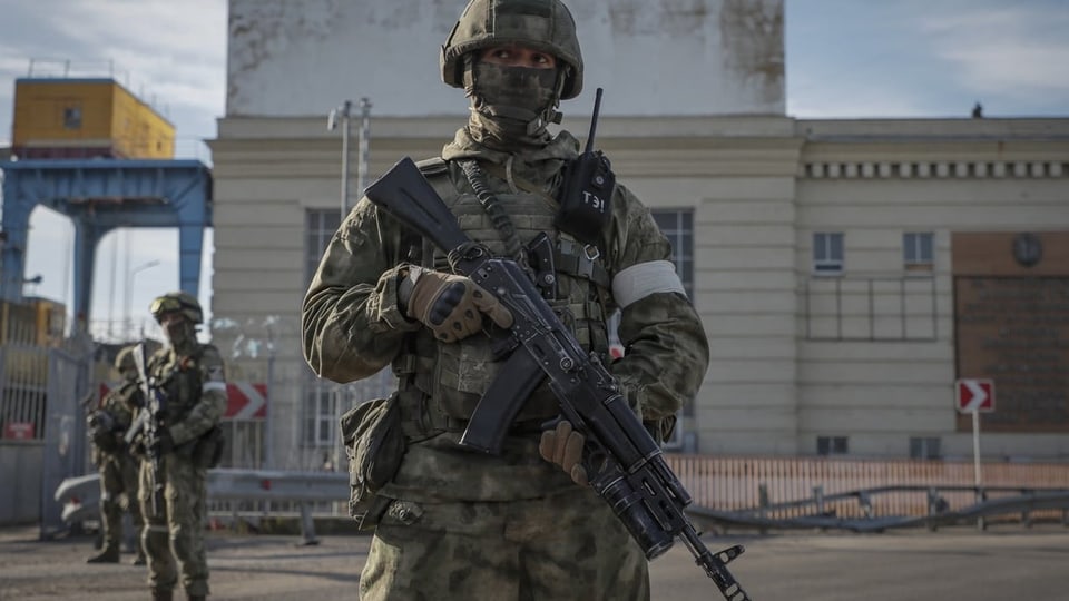 Russian soldiers in eastern Ukraine