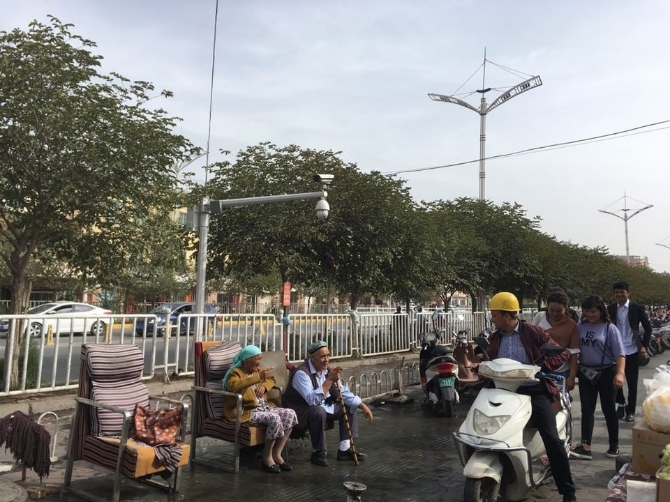 Strassenszene in Kaxgar